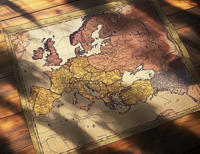 De veranderende grenzen van europa door de eeuwen heen